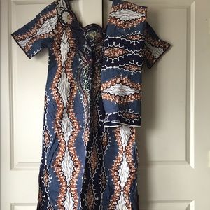Handmade African print dress